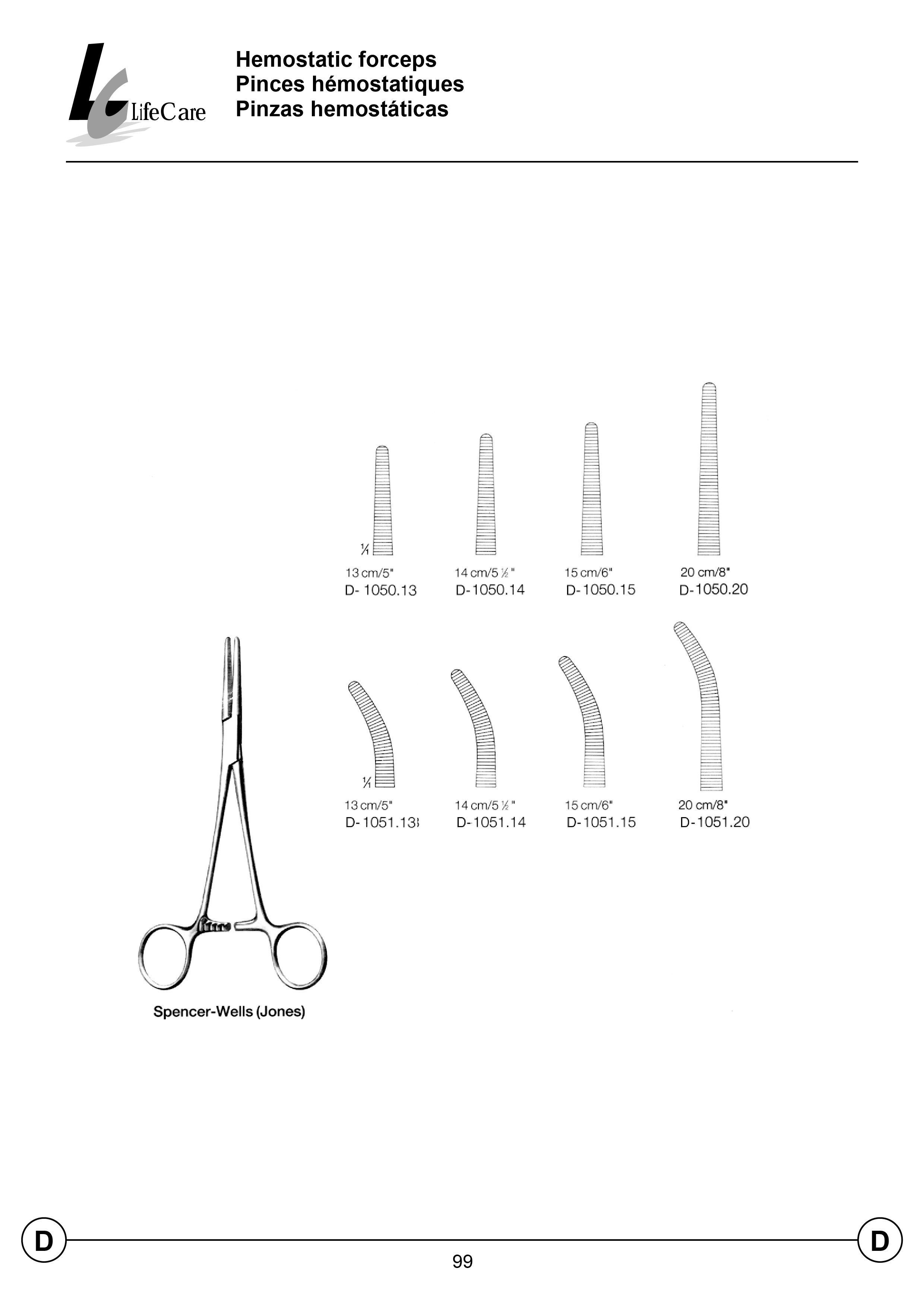 Lifecare Hemostatic Forceps